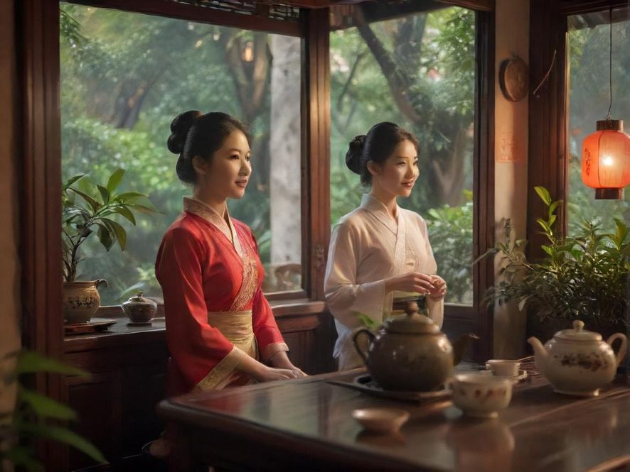 广州茶文化氛围与生活场景