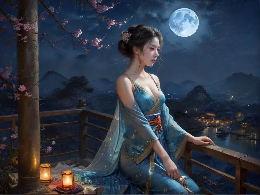 广州夜场门口夜色氛围