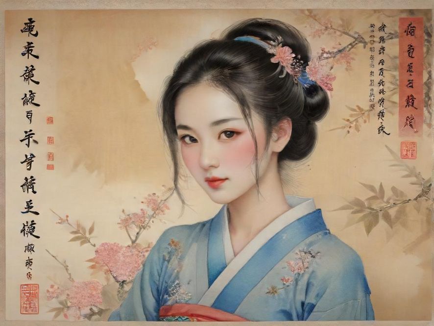 花都犬马之家qm内,一位亚洲女性在雅致茶室中,柔和的灯光下沉思,营造出宁静的放松氛围。