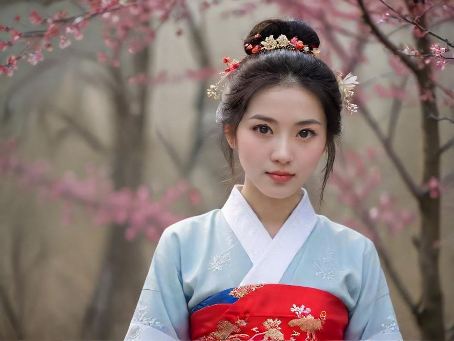 一位面带微笑、气质温柔的女性,在私密温馨的环境中