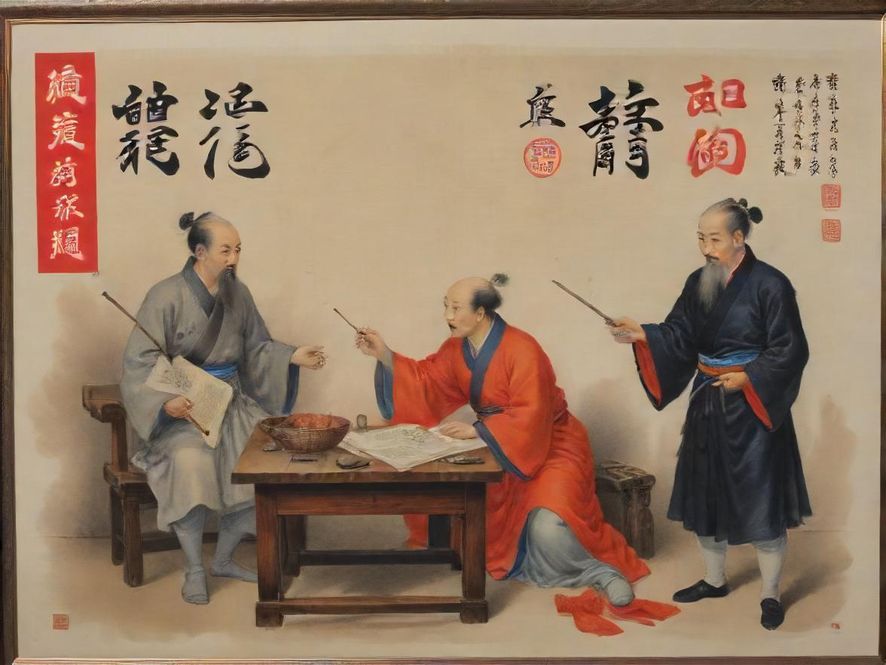 qm分享第一社区 欢乐人群 俯视视角 漫画风格 充满活力的线上社区背景