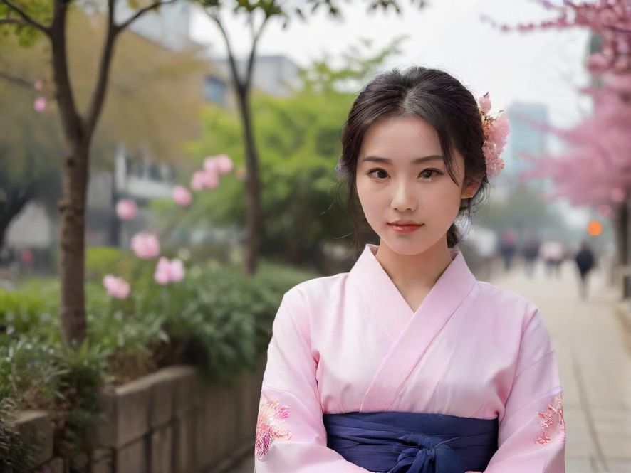 一位都市女性在城市阳台进行冥想,柔和的光线营造出唯美写意的放松氛围。